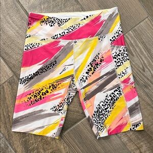 Calvin Klein Performance High Waisted Capri Biker Shorts Medium